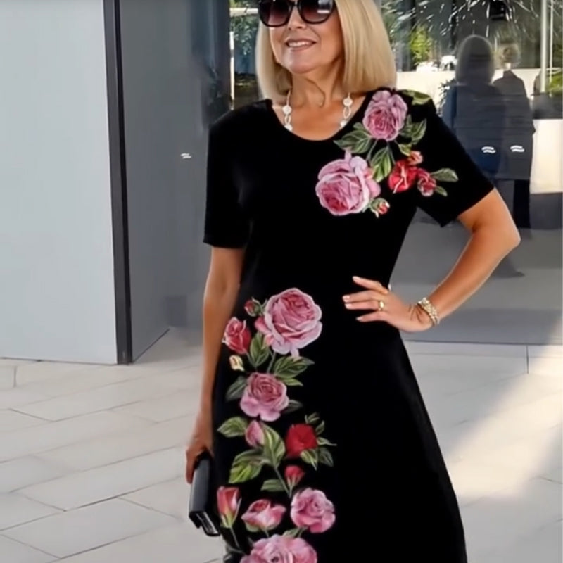 Vanessa | Elegantes Sommer-Blumenkleid