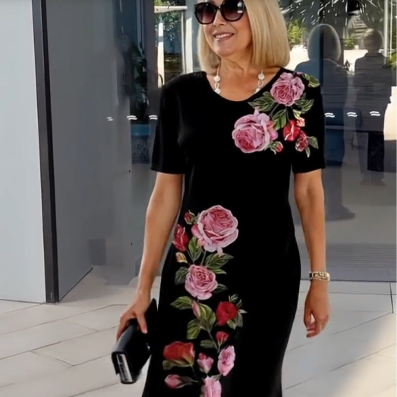 Vanessa | Elegantes Sommer-Blumenkleid