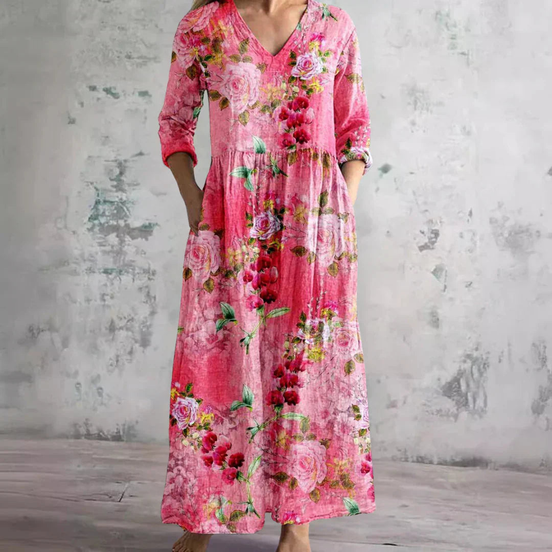 Camila | Bequemes Sommer-Blumenkleid