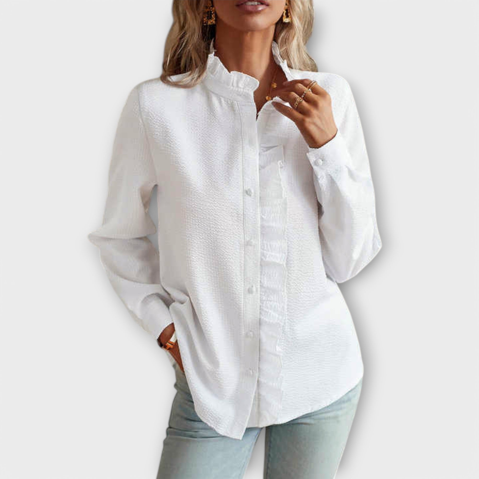 Lily - Elegante Bluse mit langen Ärmeln