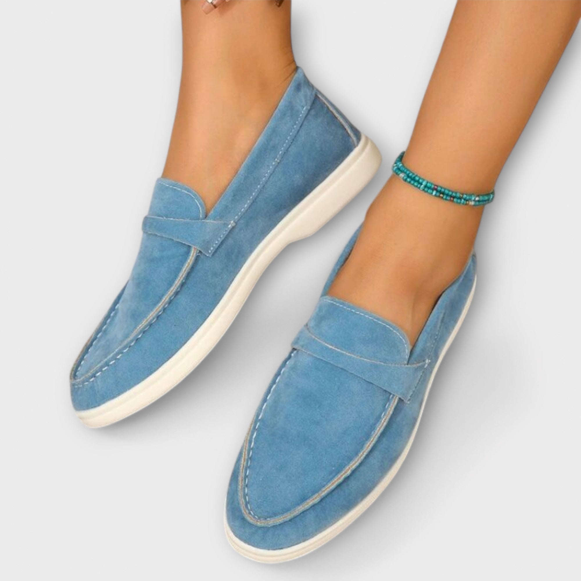 Elegante Damen Wildleder Slipper